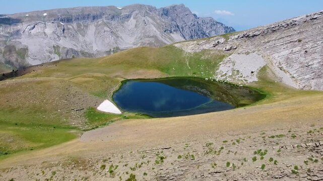 Wild landscape of Greece from the birds eye view