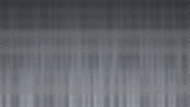 Abstract monochrome wavy metallic pattern background