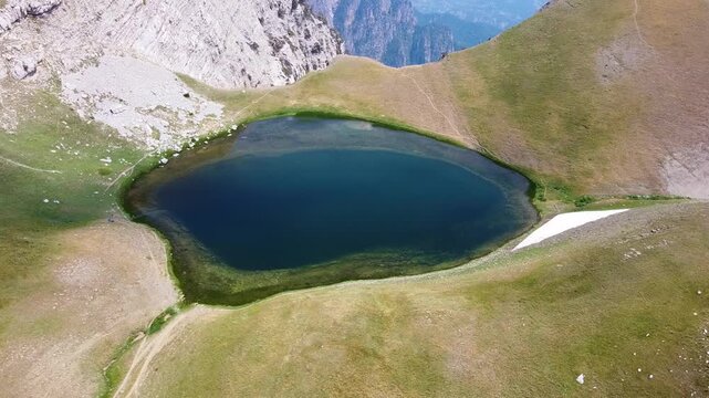 Wild landscape of Greece from the birds eye view
