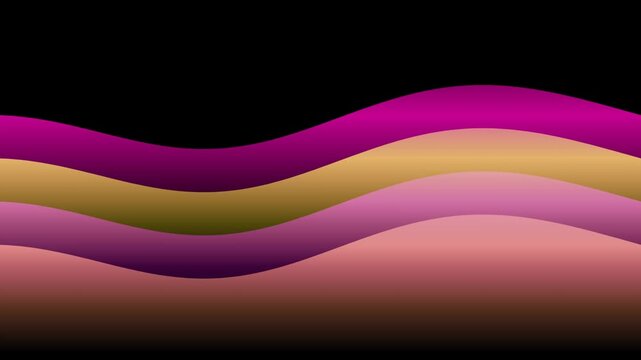 Abstract flowing colorful wavy layers create a modern graphic design background