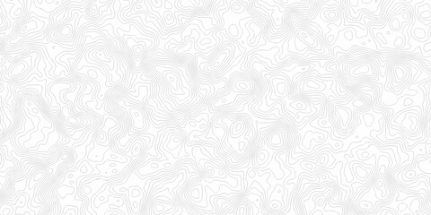 Pattern with lines The stylized height of the topographic map contour in lines and contours isolated on transparent. Black and white topography contour lines map isolated on white background. © armans