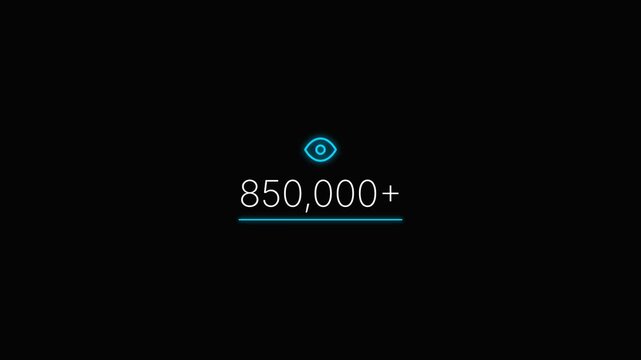 Cyan Eye Views Progress Bar