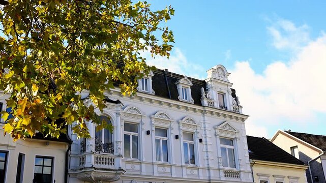 the city of viersen in germany 4k video