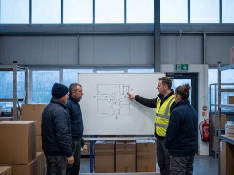 Seasonal Worker Onboarding Safety Training in Warehouse