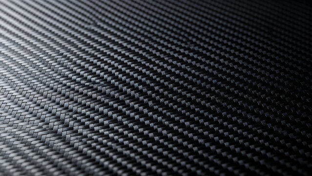 Seamless Dark Carbon Fiber , 3D Mapping Texture.