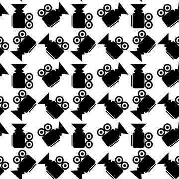 Seamless pattern video camera