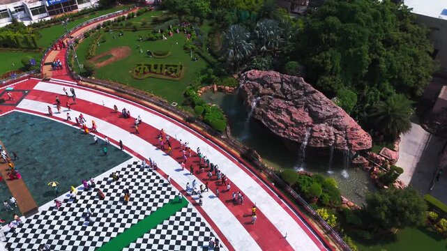 Prem Mandir Vrindavan- Aerial Drone View of Beautiful Temple in Vrindavan 