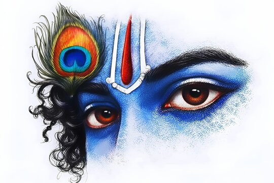 Hindu divine god eye's 