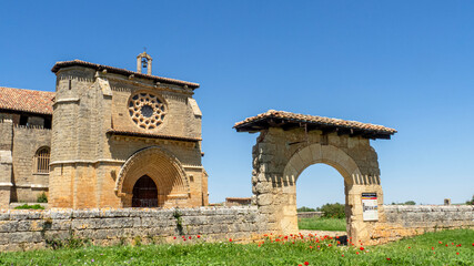 Imposing Fortified Gothic Church of Nuestra Senora de los Reyes (Iglesia de Nuestra Senora de los Reyes), Grijalba, Burgos, Castilla y Leon, Spain © Nandi Estévez