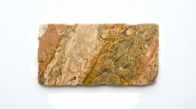 Ancient clay tablet with cuneiform script