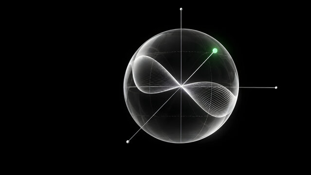 Quantum Error Correction Lattice with Highlighted Correction Paths
