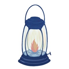 lantern on a white background © Mariani