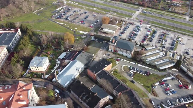 Lublin, LublinVoivodeship, Poland, aerial drone view