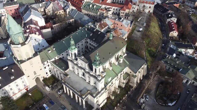 Lublin, LublinVoivodeship, Poland, aerial drone view
