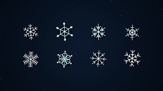 christmas snowflake background