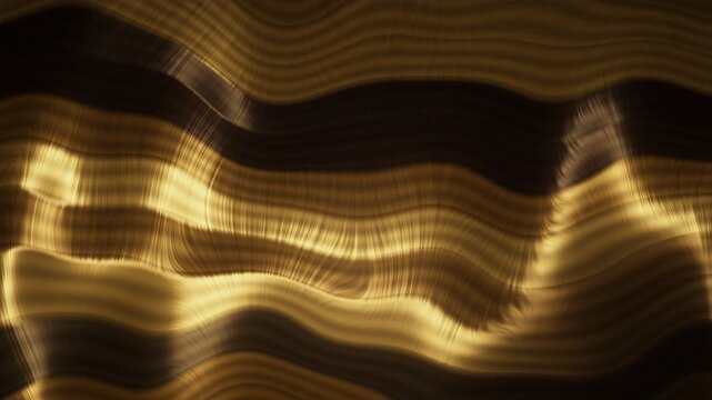 Tiger's Eye Stone Chatoyant Golden Light Sweeping Seamless Loop