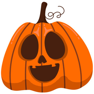 Halloween Jack O Lantern Cartoon Illustration