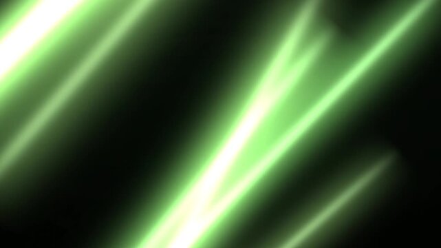 Lime green light streaks zipping fast across dark background, seamless 4K motion animation loop