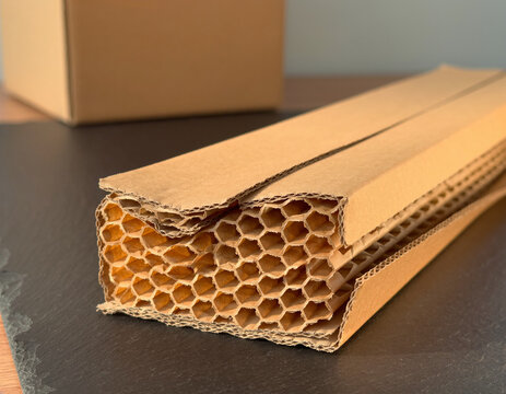 Crushed Honeycomb Paperboard Protective Packaging Corner