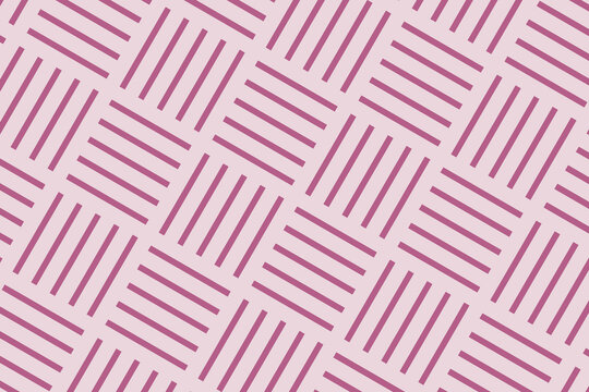 Abstract textured pattern of interwoven parallel magenta lines on a light pink background.