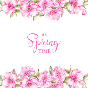 Spring time card.
