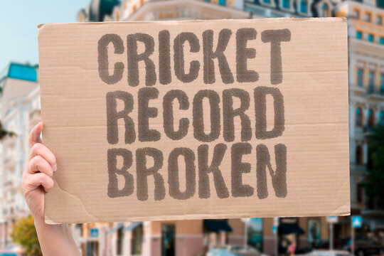 "Cricket record broken" Batter or bowler surpasses historic milestone in dramatic match for the ages. CRICKET. RECORD. BROKEN. MILESTONE. MATCH.