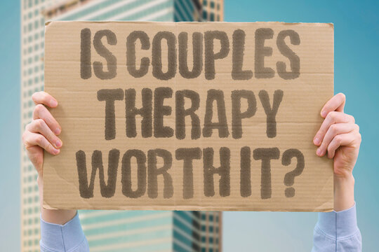 "Is couples therapy worth it?" Partners weigh the cost and benefits of professional relationship counseling together. COUPLES. THERAPY. WORTH. COUNSELING. RELATIONSHIP.
