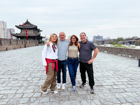 Tourists enjoying in china