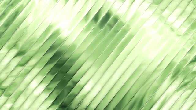 Gleaming metallic green textured stripes moving diagonally across the abstract digital background creating shiny reflections