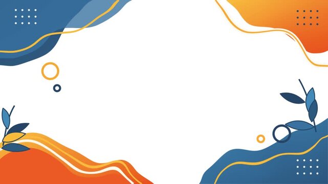 Clean White Corporate Opener Animation with Dynamic Shapes