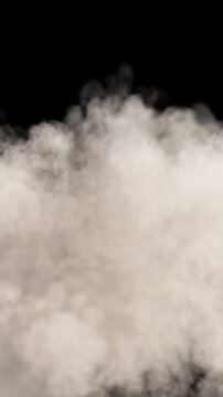 Building collapse causing massive dust cloud