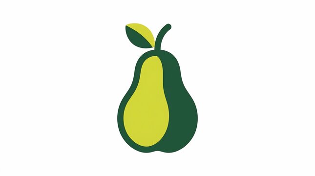 Green pear icon