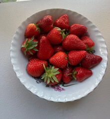 strawberries in a bowl © Kateryna