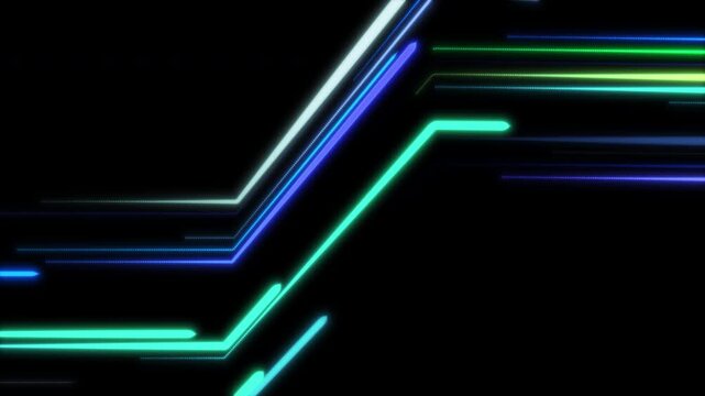 High speed glowing cyber network circuit board on transparent background banner design