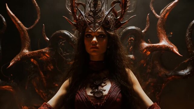 Dark fantasy genre. Creepy video clip.