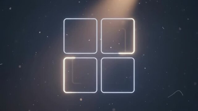 Four Tile Application Grid on Dark Background