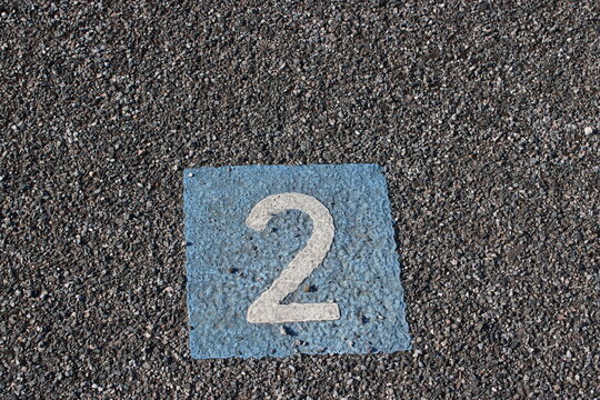 number two on the asphalt