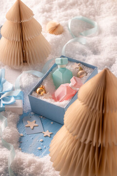 Special scent bottle crafted for fancy holiday gift.
