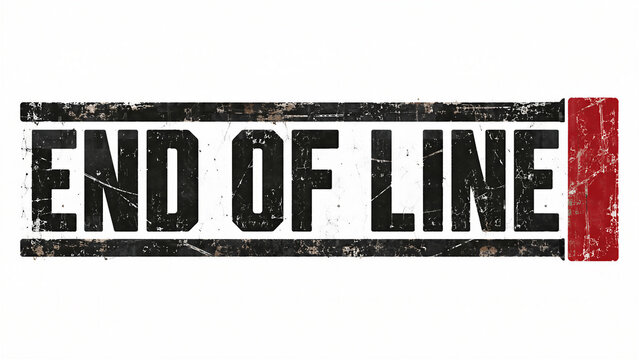 End Of Line label for ecommerce | end of line, discontinued product, final stock, clearance inventory, product lifecycle - Graphic Design