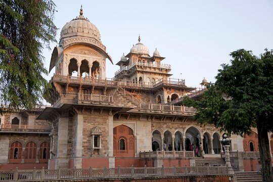 Albert Hall with Central Museum, Jaipur, Rajasthan, India