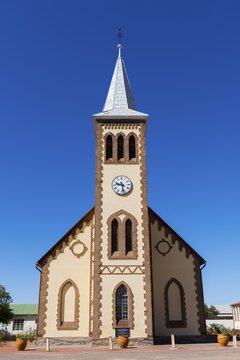 Colonial German church, Pauluskirche, Rehoboth, Hardap Region, Namibia