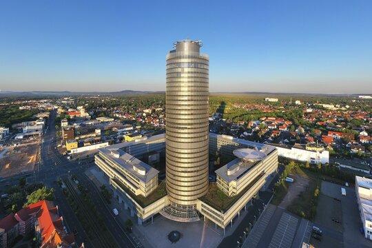 Building complex, Business Tower Nuremberg, BTN, height 135m, N&uuml;rnberger Versicherung, Ostendstr. 100, district Tullnau, Nuremberg, Middle Franconia, Franconia, Bavaria, Germany