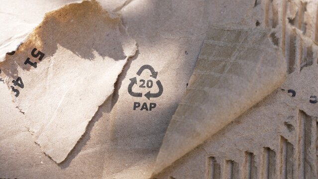 20 pap recycling code. Corrugated fiberboard, Cardboard boxes