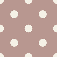 Chocoberry Brown Polka Dot Seamless Pattern Background Wallpaper Digital Paper Backdrop © sashisme