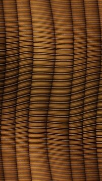 Muscle Fiber Sarcomere Contraction Striated Myofibril Bundle Seamless Loop in soft amber tones vertical 9:16