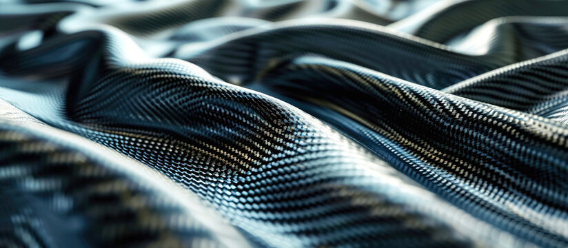 Abstract carbon fiber texture &acirc;&euro;&ldquo; dynamic wave pattern
