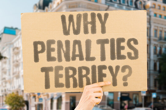 "Why penalties terrify?" Fans and players ask why spot-kicks create such unbearable pressure and nerves. PENALTIES. TERRIFY. PRESSURE. SHOOTOUTS. FOOTBALL.