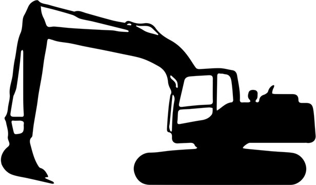 excavator vector 