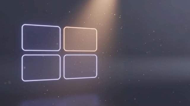 Four Tile Application Grid on Gray Background