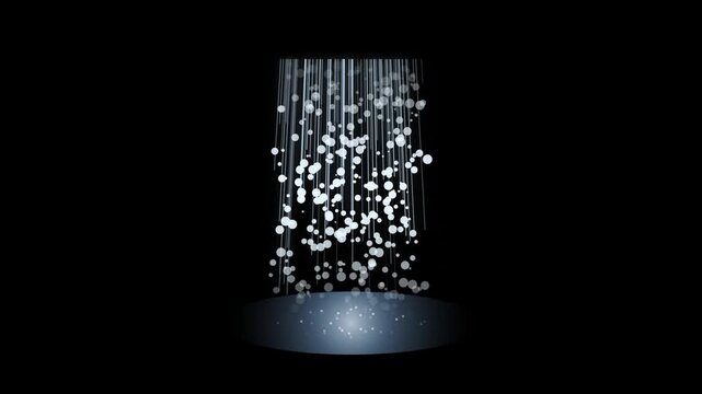 Waterfall light abstract background vector